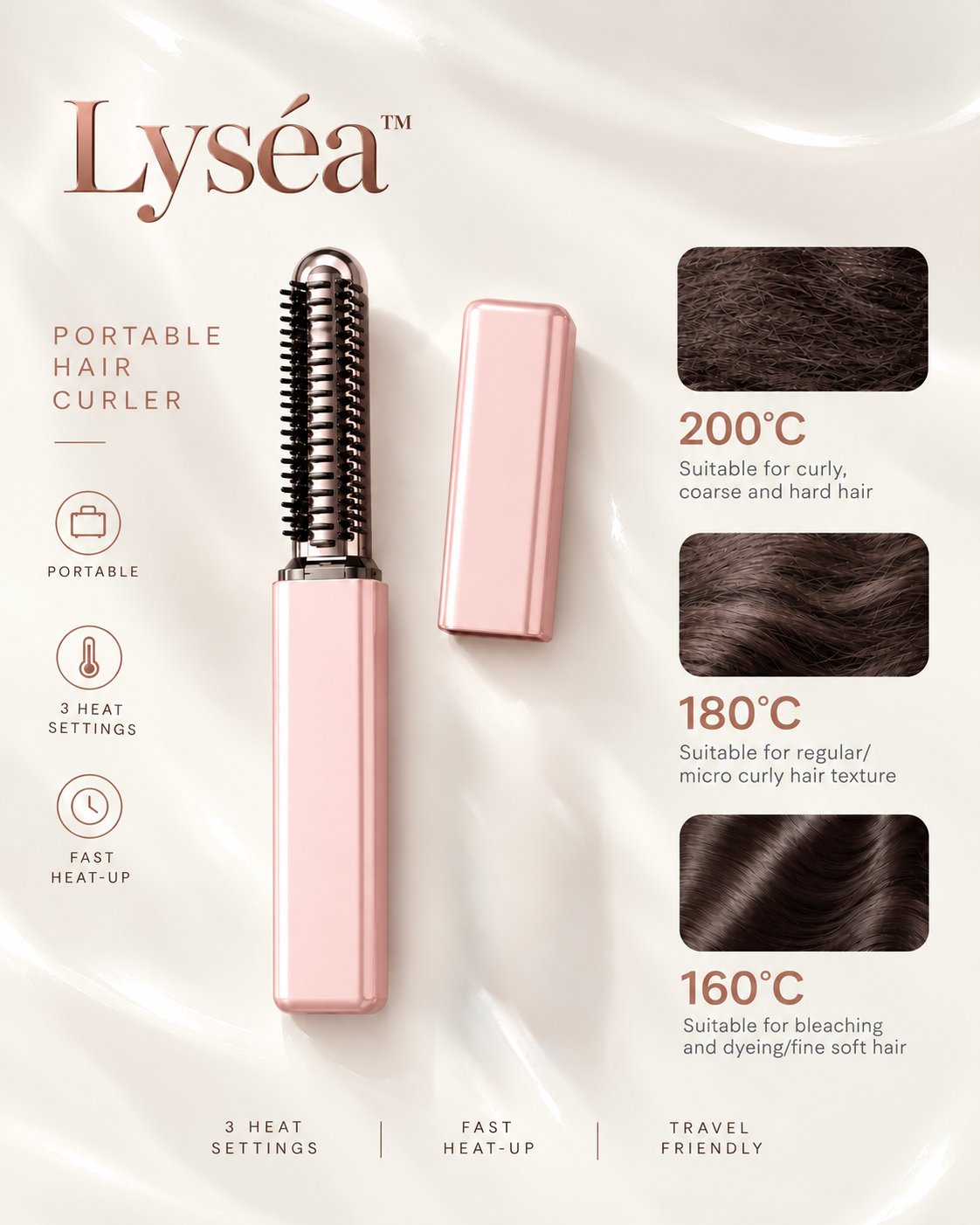 Lyséa Pocket Hair Curler